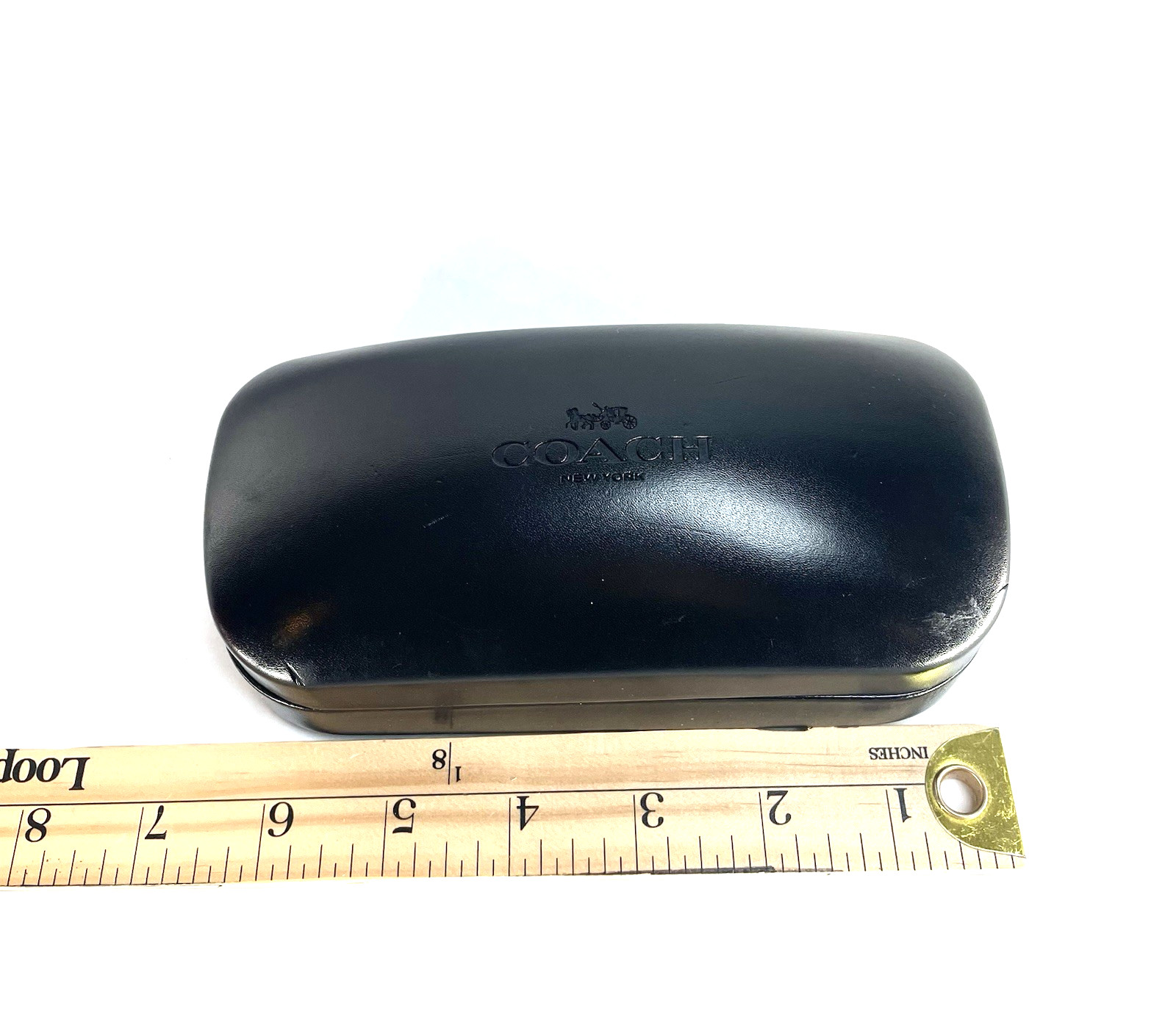 Coach New York Glasses Sunglasses Hard Shell Protective Clam Case Universal