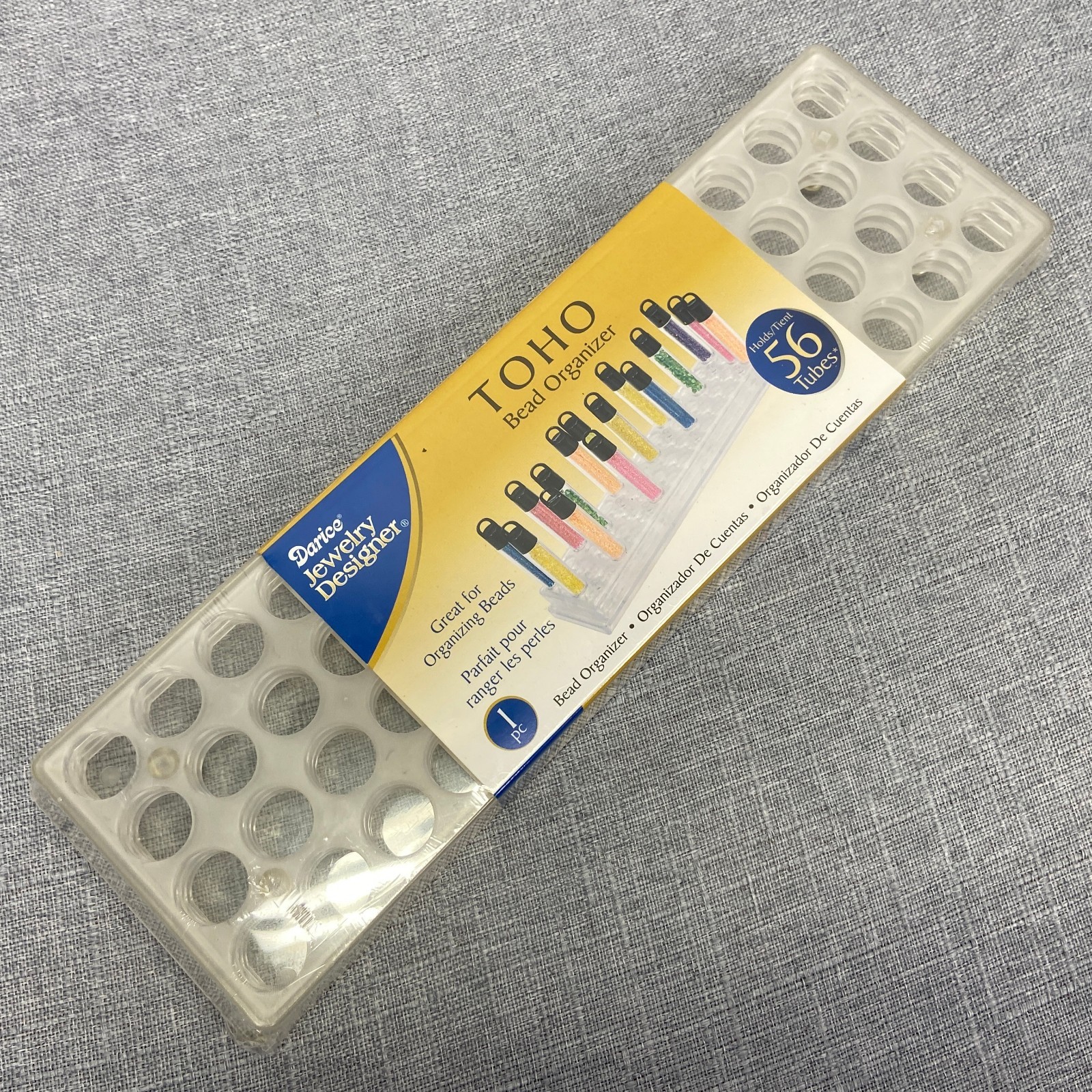 TOHO Bead Organizer for 56 Tubes - New Sealed