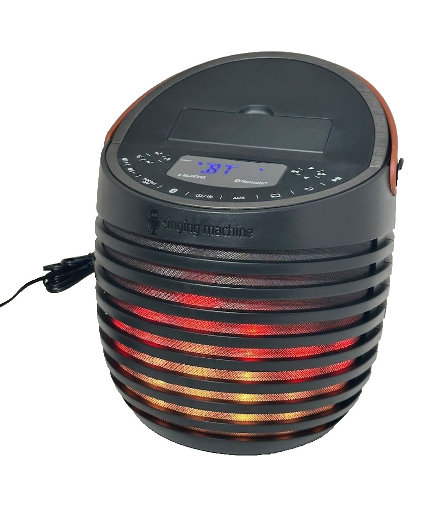 Singing Machine SingCast One Casting Bluetooth Karaoke System Wireless Mic.