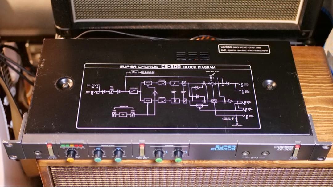 BOSS CE-300 Super Chorus Rack Effects Processor Tested From Japan