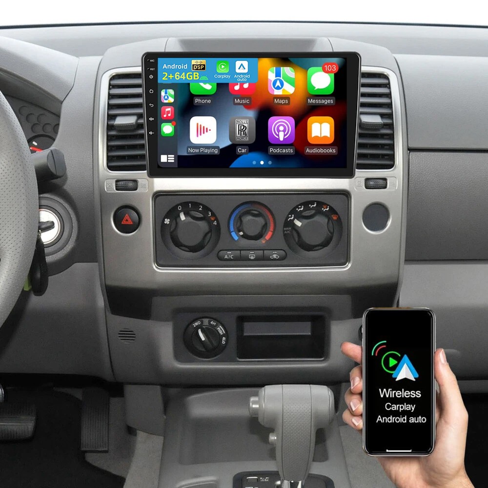 For 2005-2008 NISSAN Frontier Carplay Android 15 Car Stereo Radio GPS NAV 2+64GB