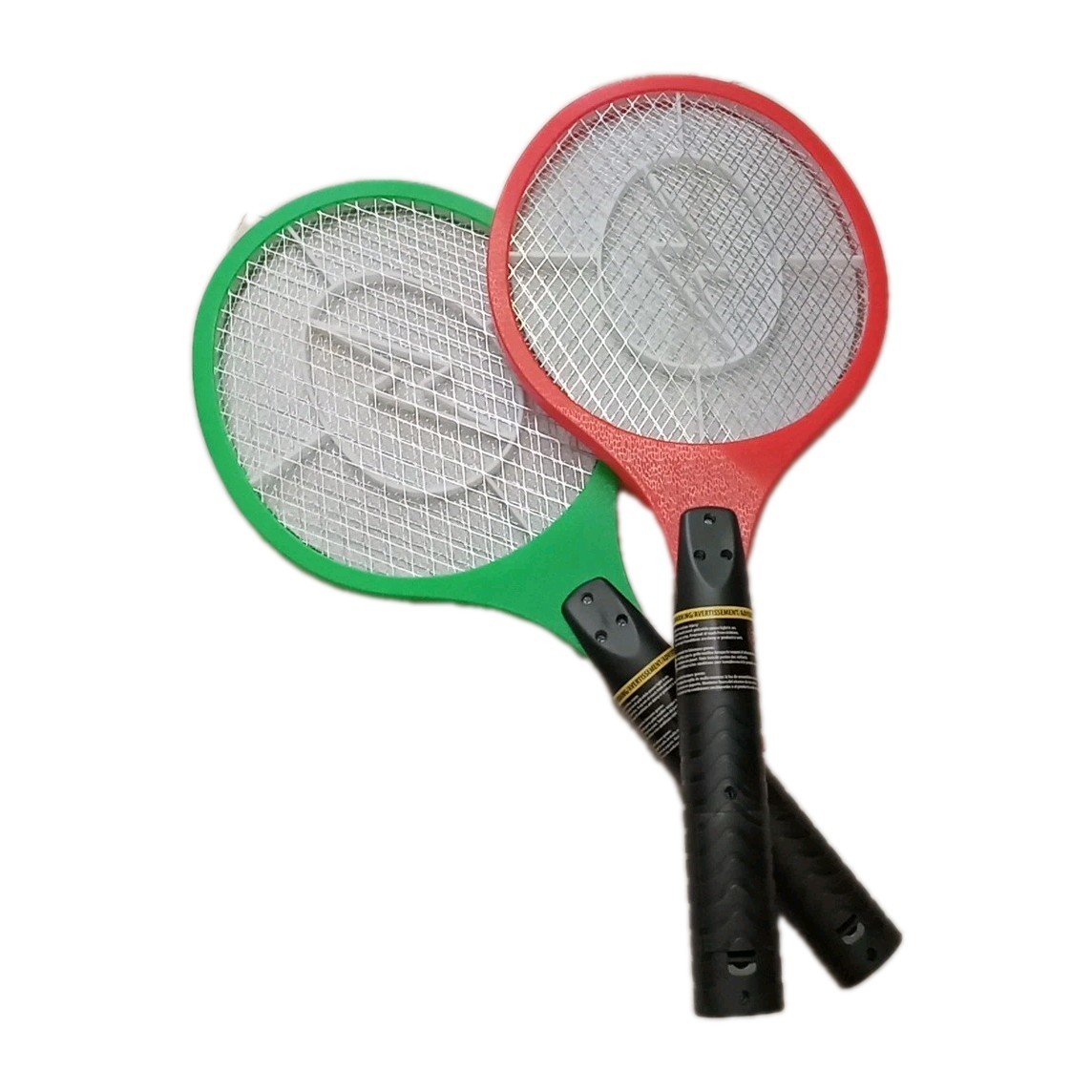 2x Electric Bug Zapper Handheld Fly Swatter Mosquito Killer Insect Racket Two Pc
