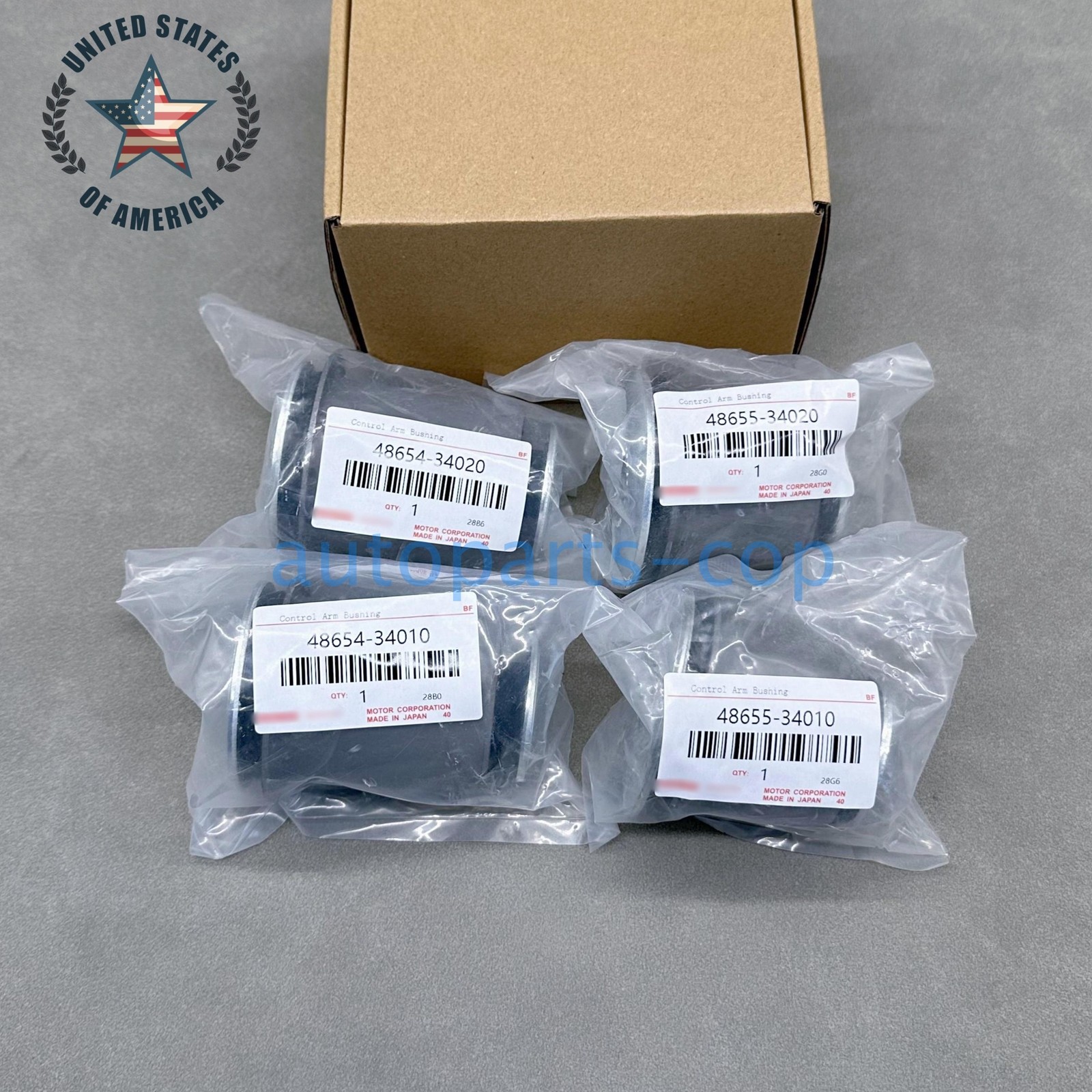 OEM 4 FRONT LOWER CONTROL ARM BUSHING FOR TOYOTA TUNDRA (00-06) 2 SIDE FAST SHIP