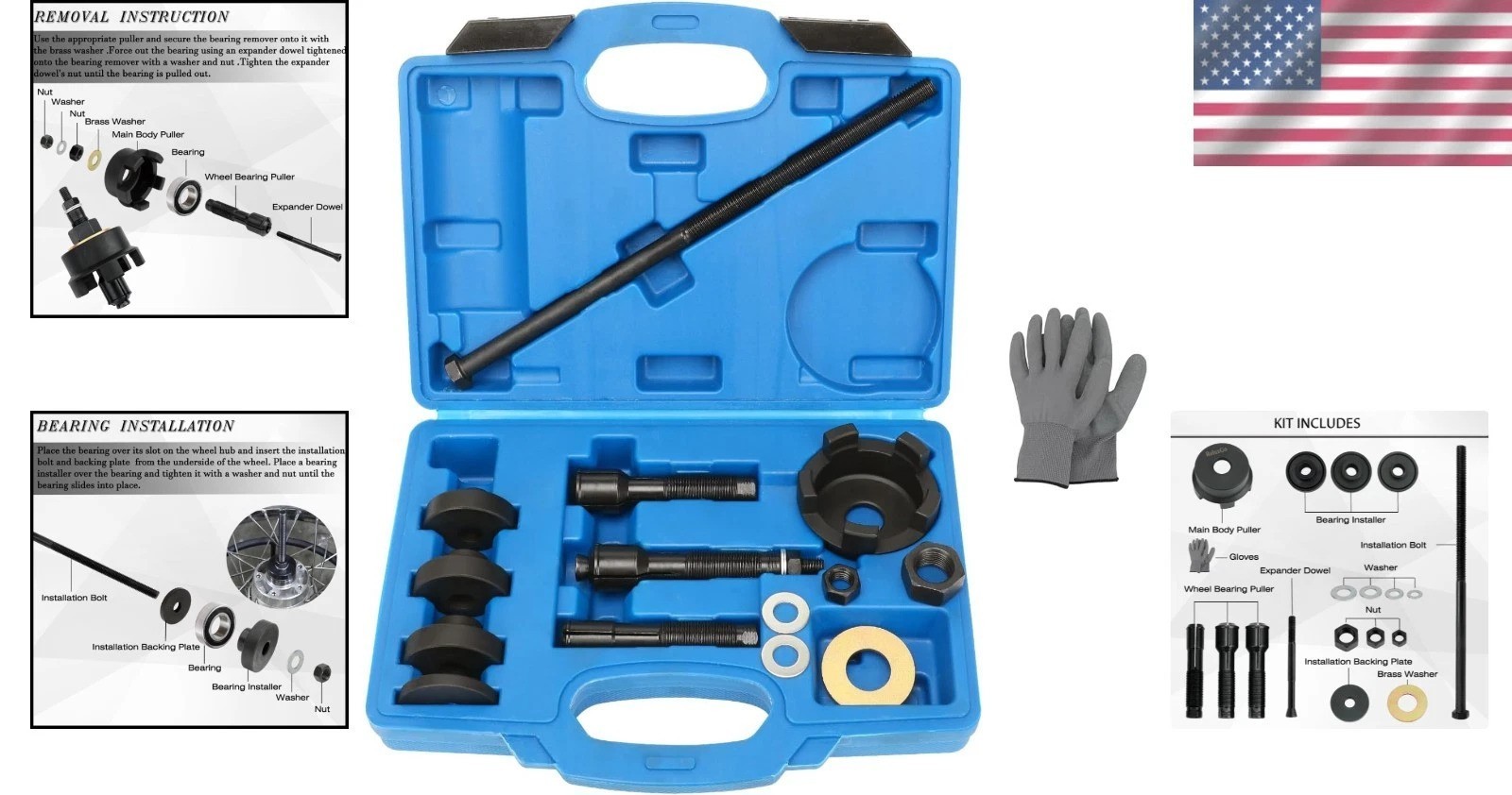 Harley-Davidson Wheel Bearing Removal Kit