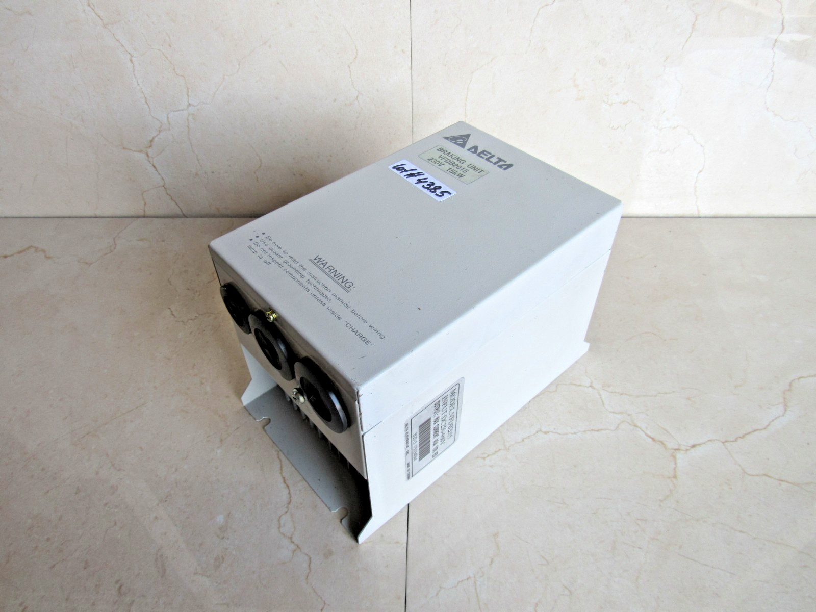 Delta Braking Unit VFDB2015 Lot # 4385 Listed by Mike