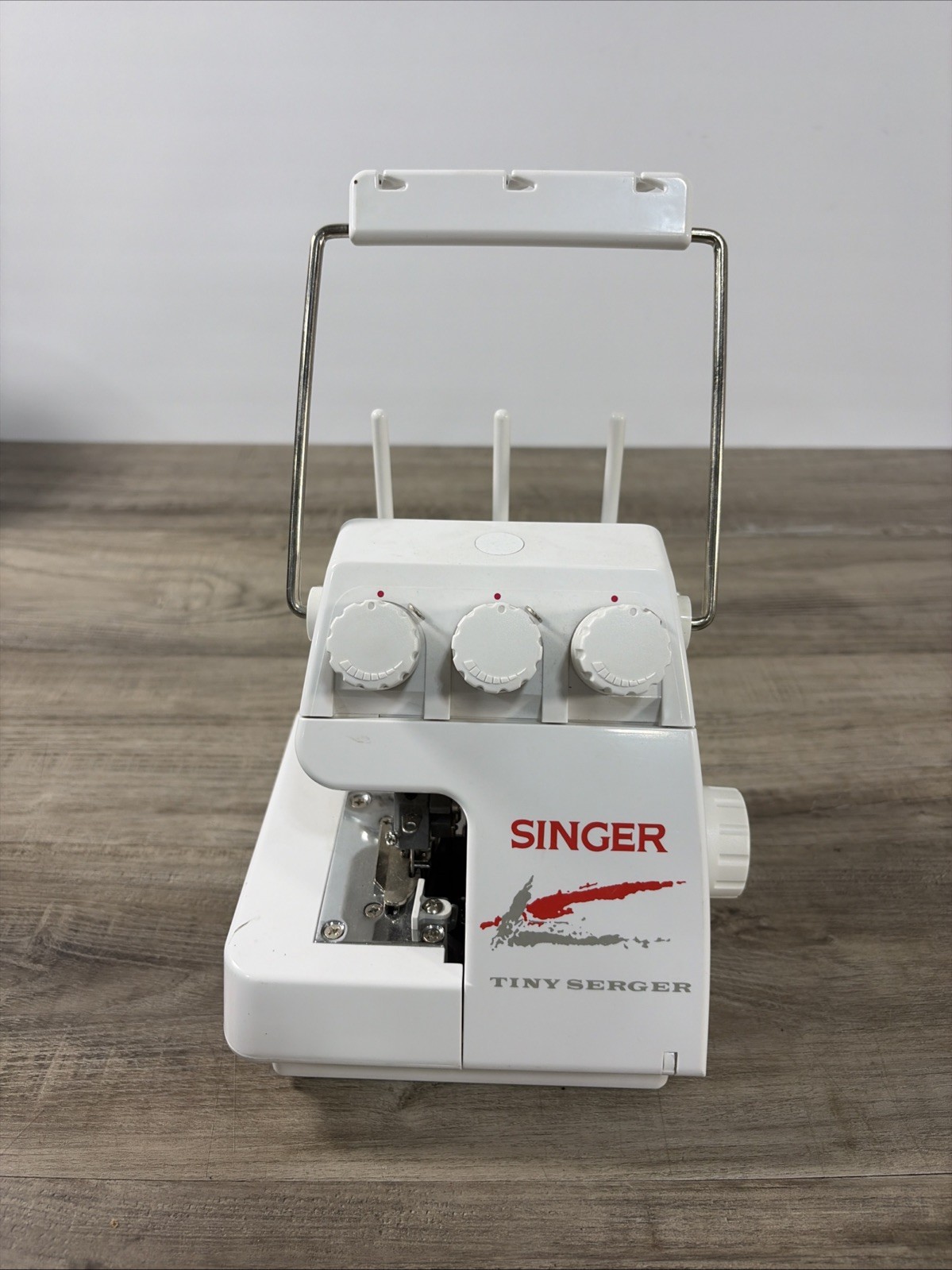 Singer Tiny Serger TS380A Plus Overedging Machine Untested No Power CordFoot Ped