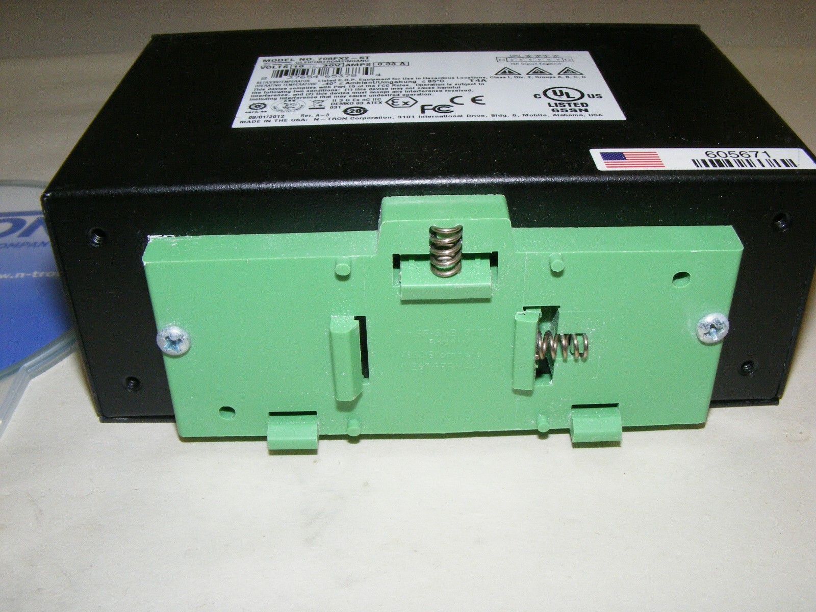 N-TRON 708FX2-ST Ethernet Switch UNUSED (zz4)