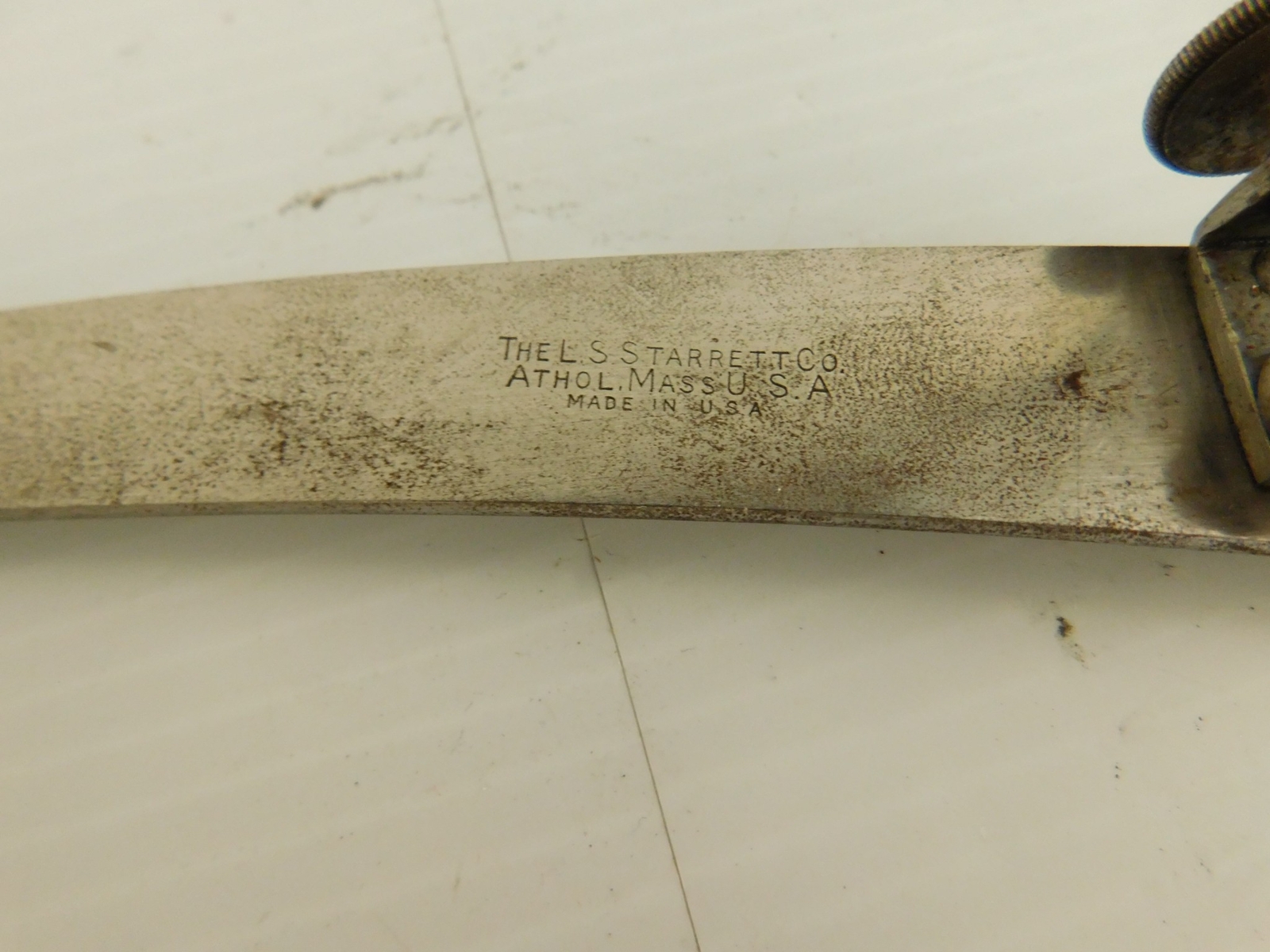STARRETT LOCK JOINT TRANSFER TYPE OUTSIDE CALIPER & A MILLERS CALIPER (ASP65)