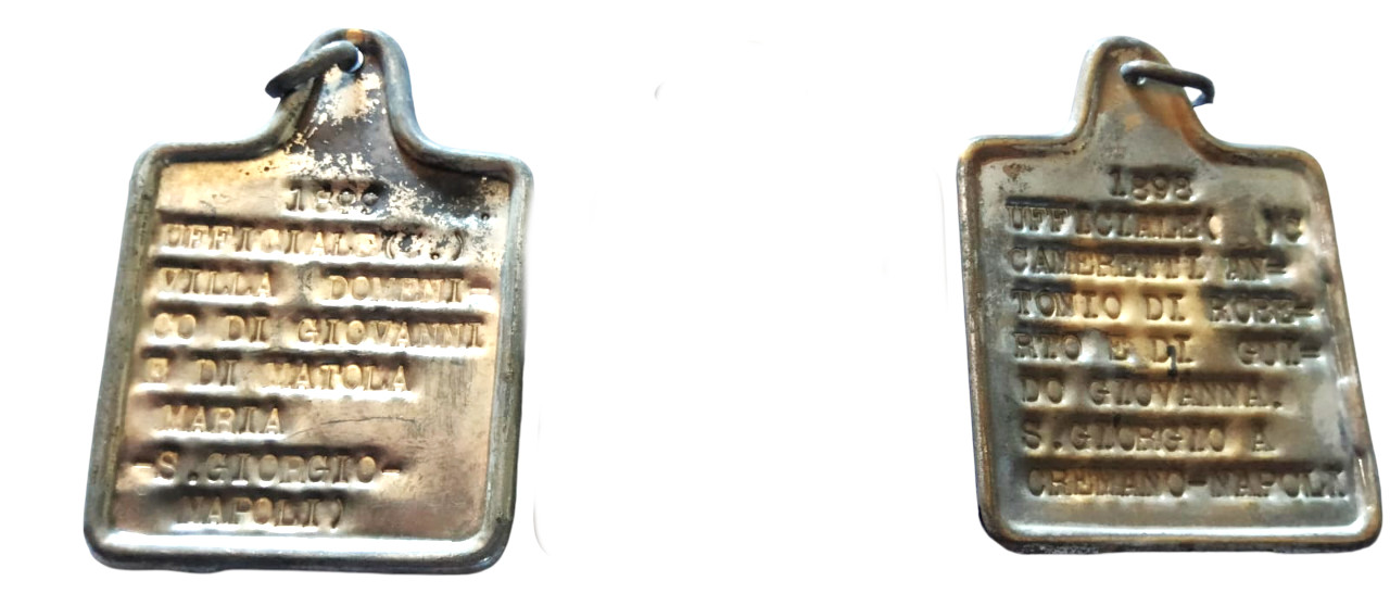 WW2 Italian Regio Esercito Officer Dog Tag