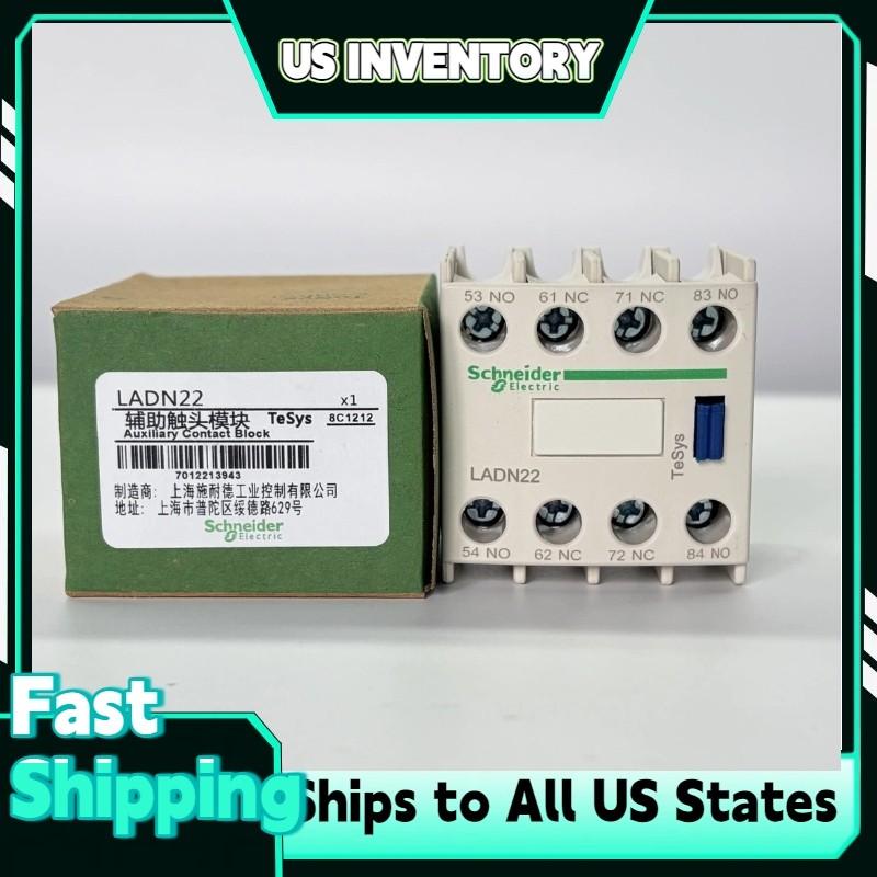 LADN22 1PC NEW Schneider Contactor auxiliary module Expedited Shipping In TX