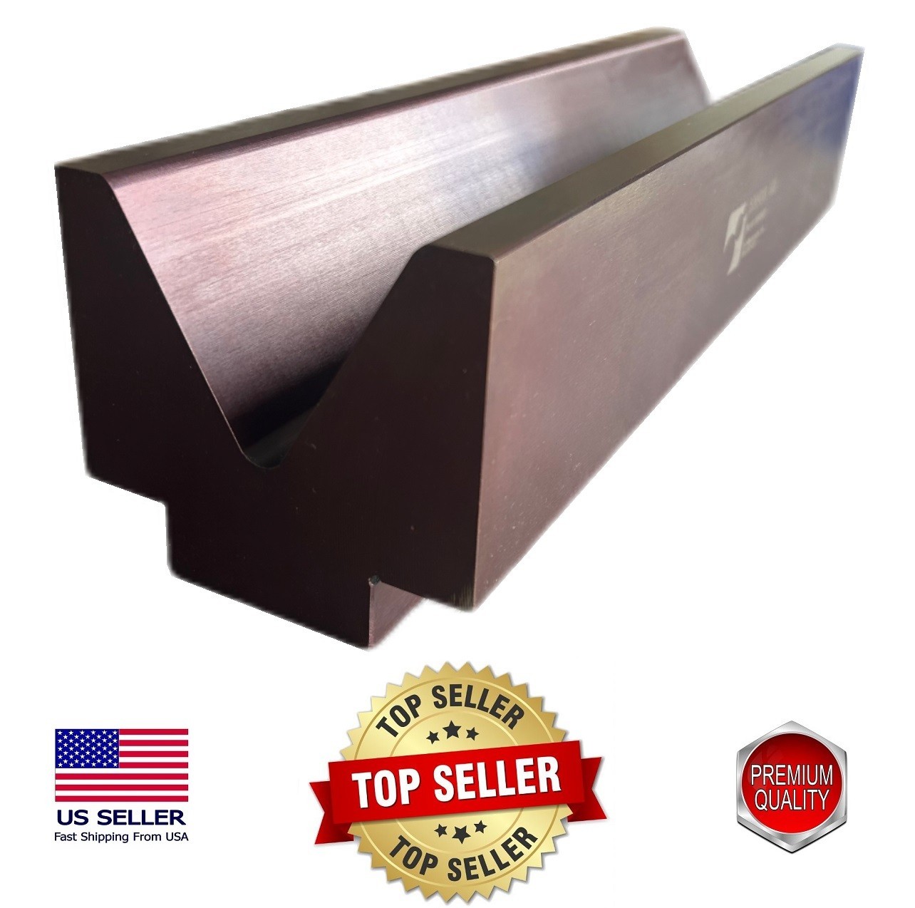 NEW Press Brake Die, 3" V Opening, 16.33" Length, 60 Degree, Protective Coated