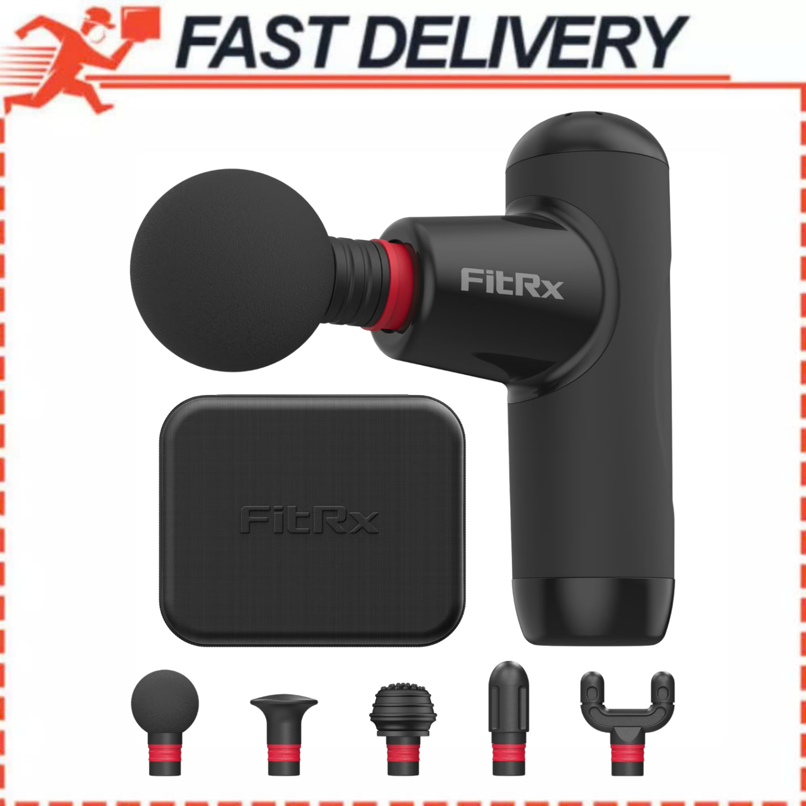 FitRx Mini Pro Percussion Massager Handheld Deep Tissue Muscle Massage Gun New