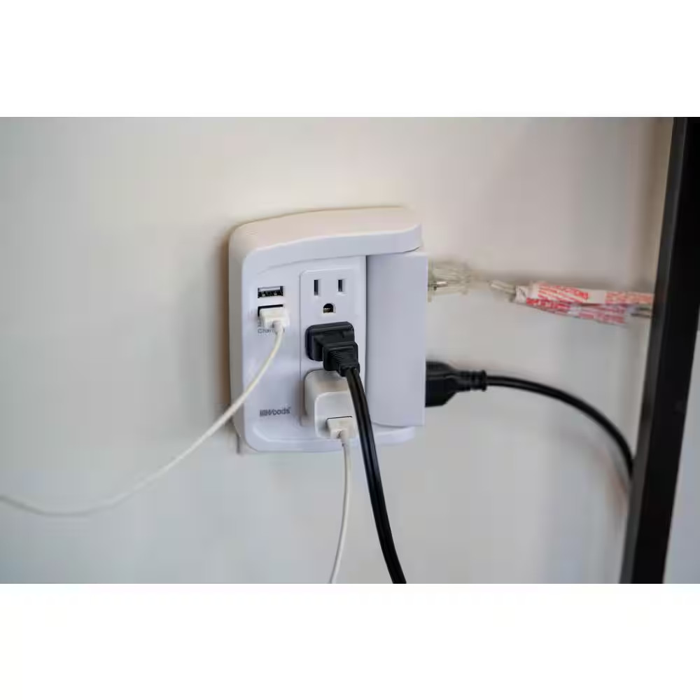 6-Outlet Surge Tap with Phone Cradle