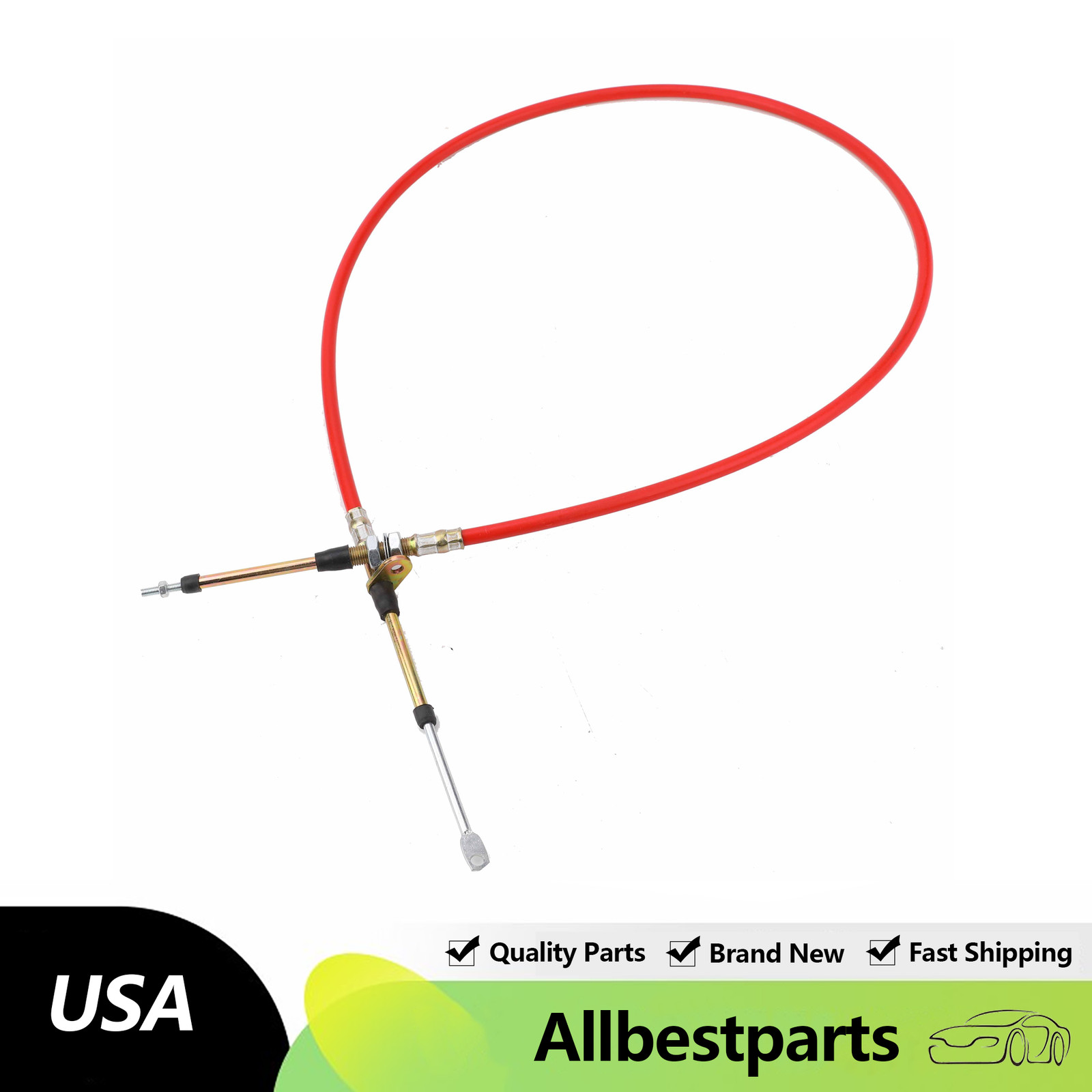 USA 5 FT. For Race Shifter Cable Suit Most B&M Shifters AF72-1002 US STOCK