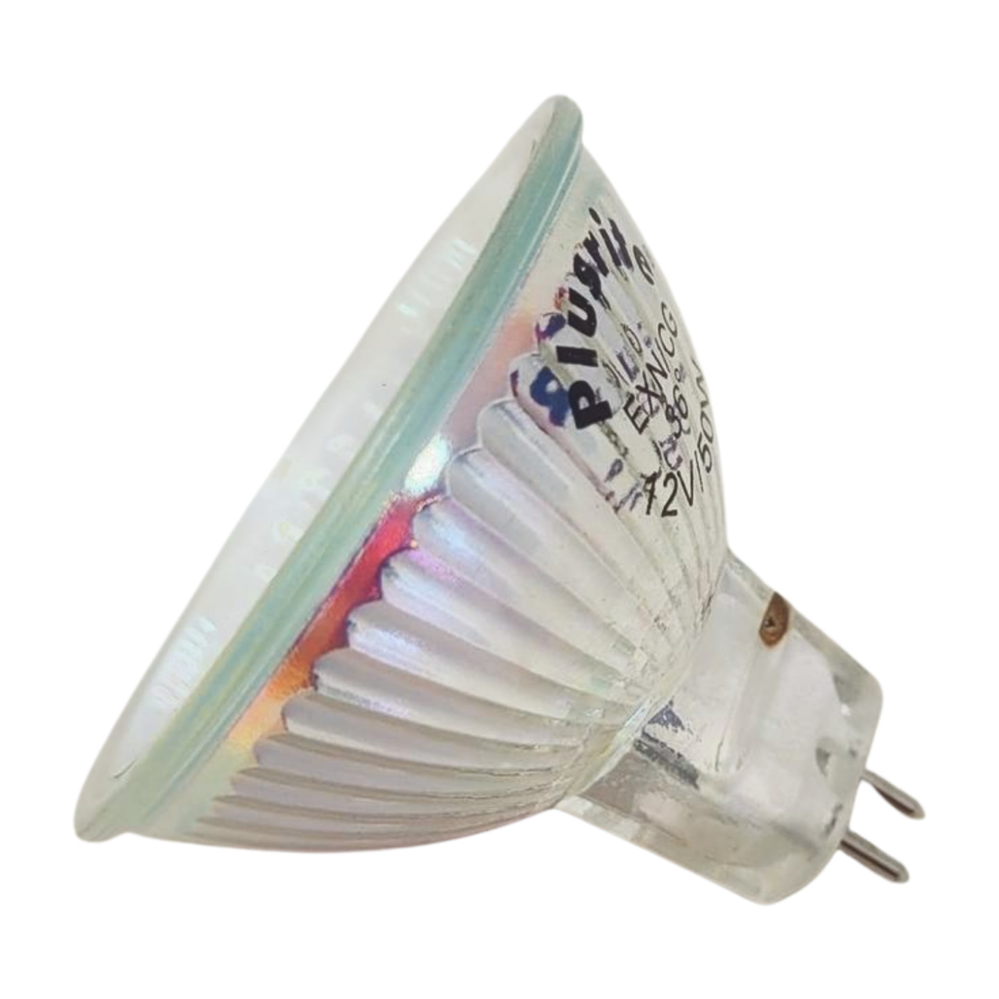 (2) Plusrite MR 16 EXN/C Replacement Halogen Bulb Lamp 12V 50W 50mm Dia