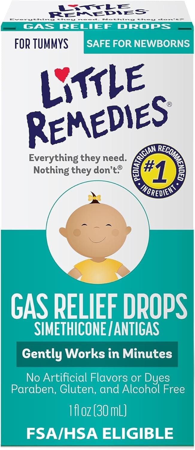 Little Remedies Gas Relief Drops - Newborn - Natural Berry - 1 fl oz - NEW