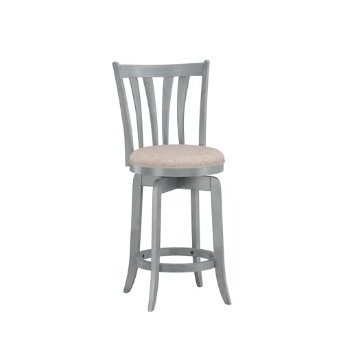 Furniture  Savana Swivel Counter Stool, Blue