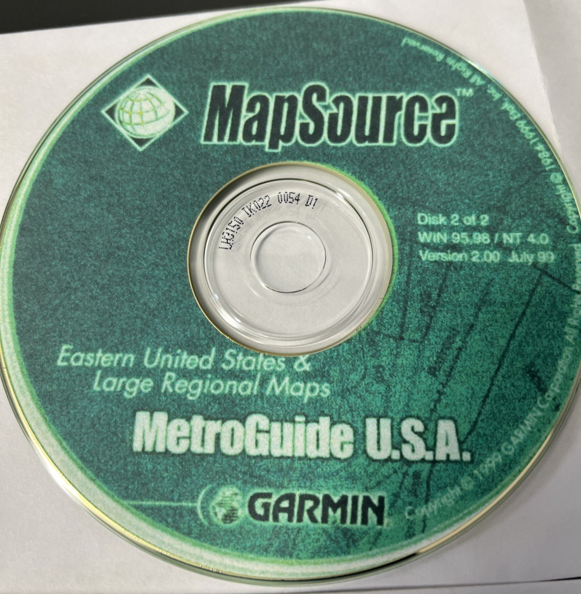 Garmin MapSource MetroGuide U.S.A. 1999 + Extras