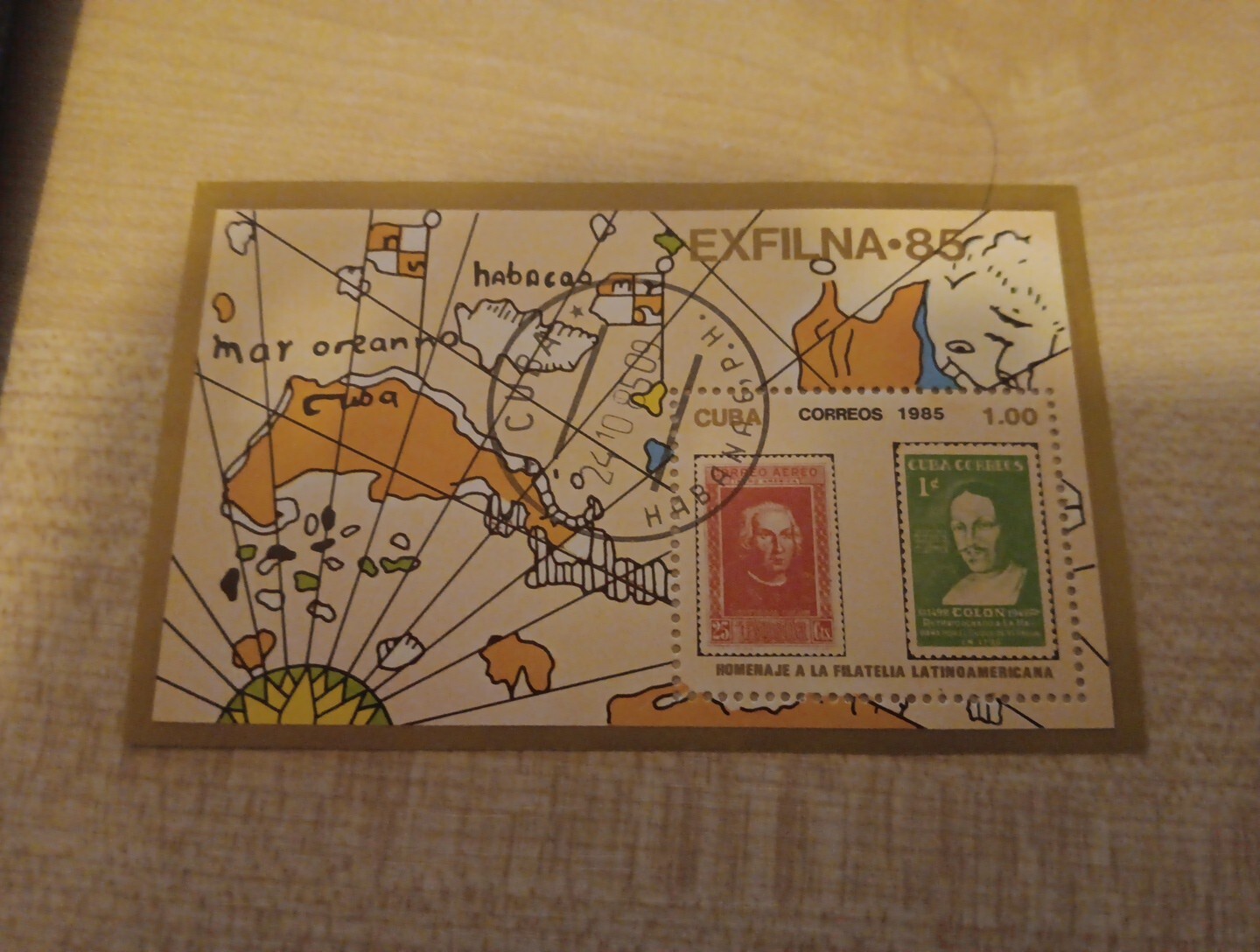 BLOCK POST STAMPS WORLD  USED   (MBJJ6031) EXFILNA 85