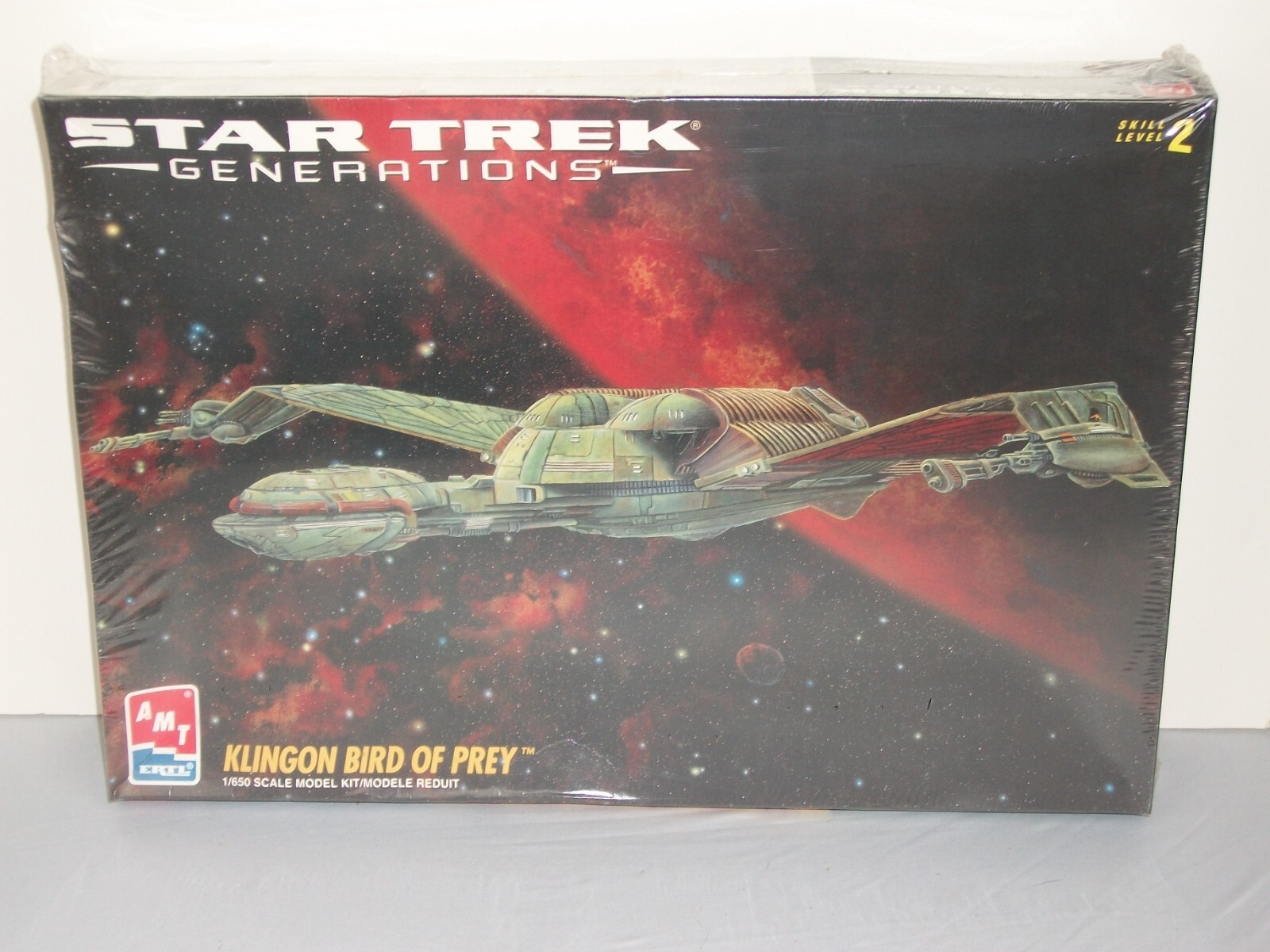 AMT ERTL 1/350 Klingon Bird Of Prey From Star Trek Generations - Factory Sealed