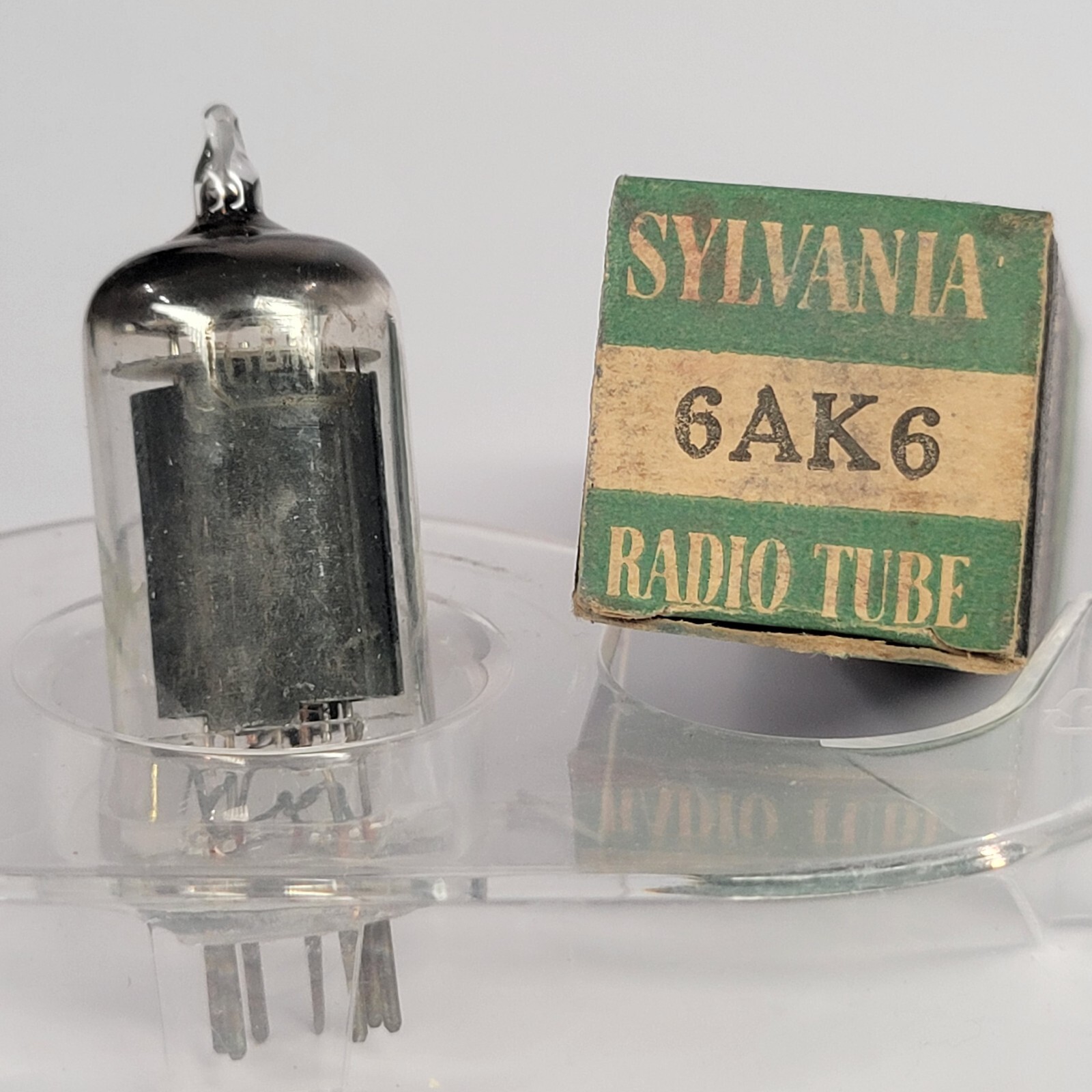 Antique Radio 6AK6 Vacuum Tube SYLVANIA - TESTED GOOD