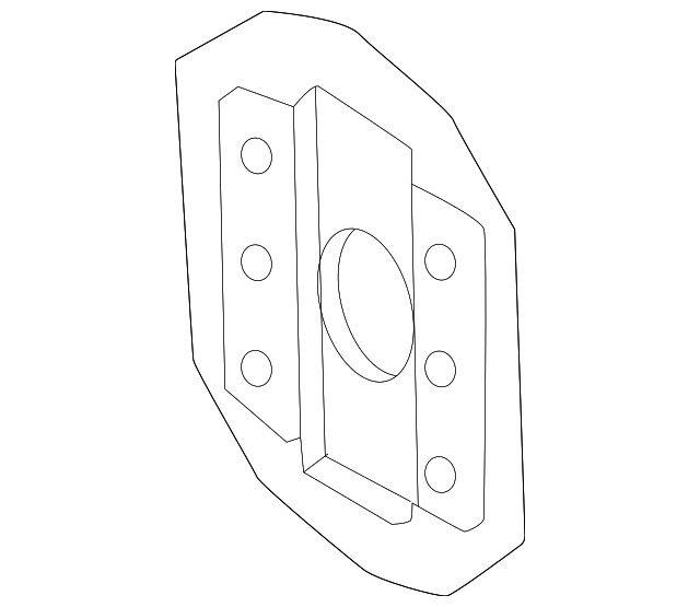 Genuine GM Driver Side Frame Rail End 84461489