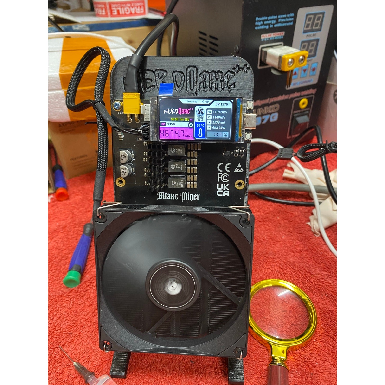 NerdQaxe++ 6Rev 6Th with PSU