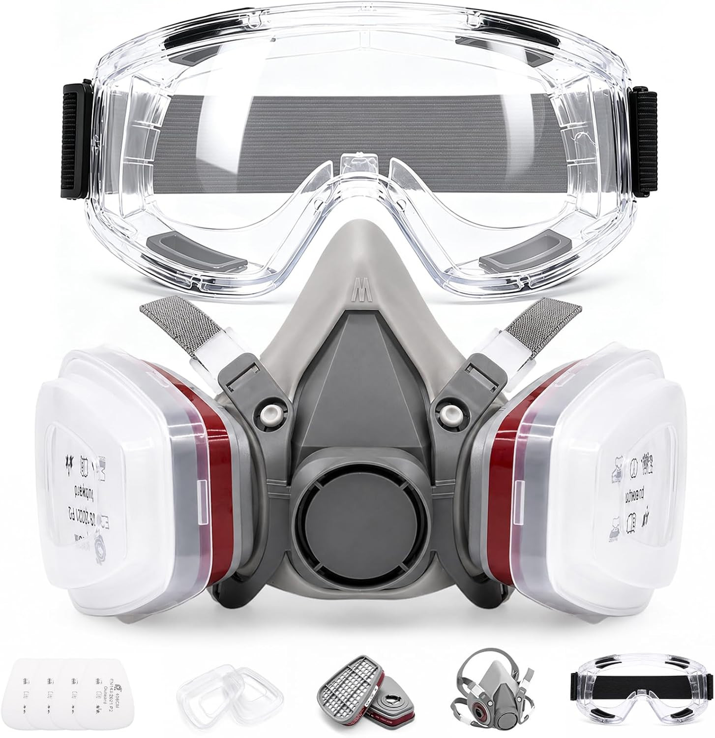 410 Reusable Respirator Mask with A1P2 Filters | Anti-Dust | Ideal for Painting,