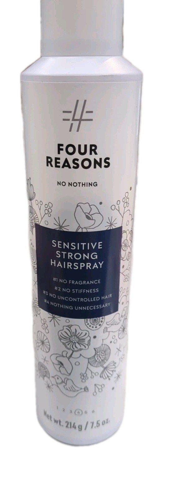 Four Reasons No Nothing Sensitive Strong Hairspray 7.5 oz Fragrance Free
