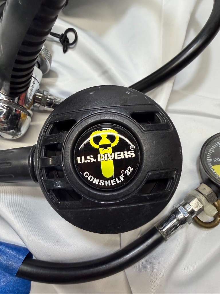 SCUBA DIVING Used Pre-owned U.S.DIVERS CONSHELF 22 Regulator First Second Stage