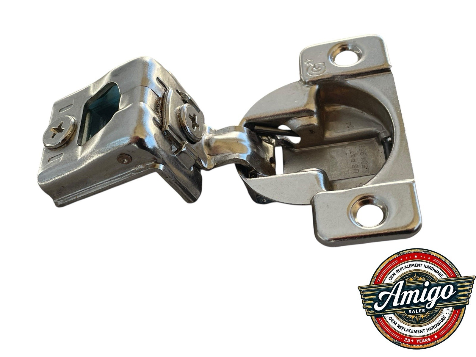 G* Grass #45 Cabinet Hinge w/ base mount plate 1-1/4" OL  5,604,956