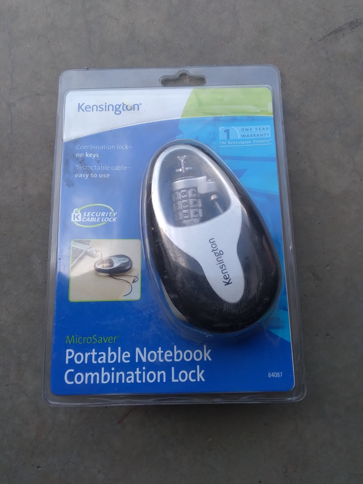 NEW Kensington Portable Notebook Combination Lock