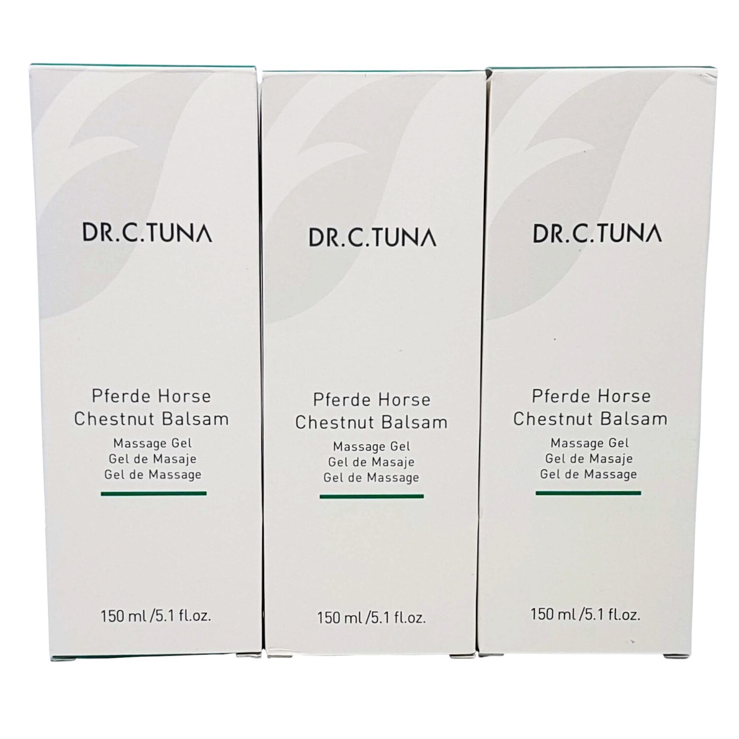 FARMASI DR. C. TUNA PFERDE HORSE CHESNUT BALSAM MASSAGE GEL 3 PACK 150ml 5.1oz