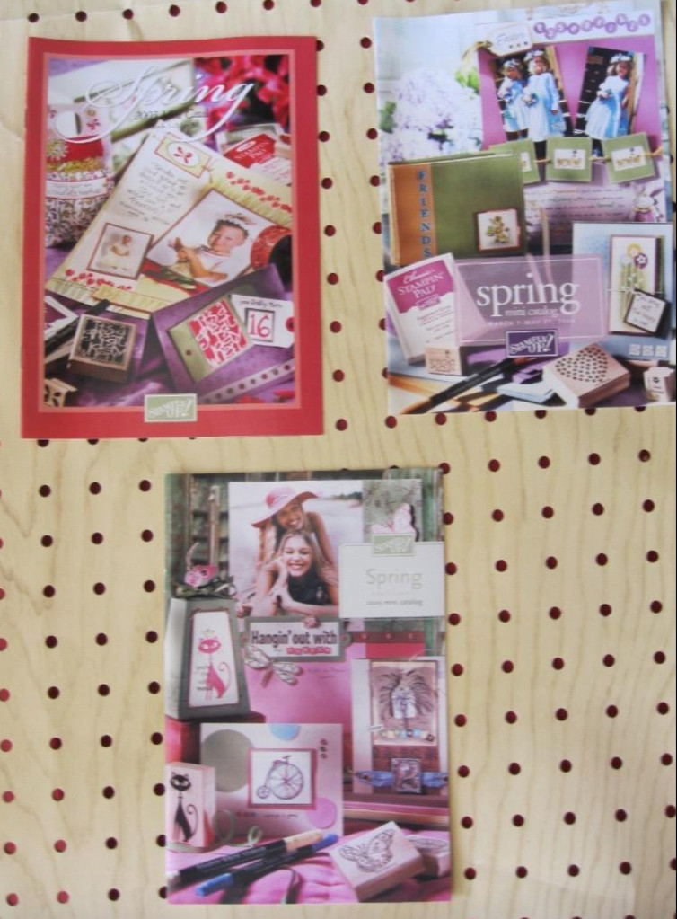 brand NEW-STAMPIN' UP Idea Book MINI Catalogs SPRING 2003-2004-2005 STAMPING LOT