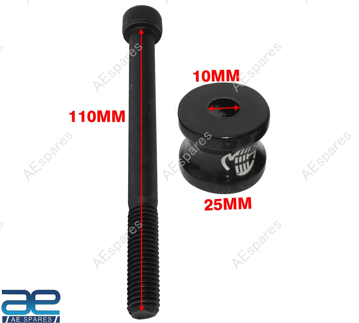 Handle Bar Height Riser Set Black Compatible With KTM Duke 200 125 250 390
