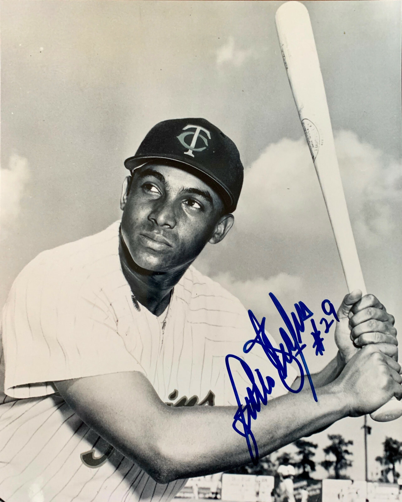 Julio Becquer (Deceased) Minnesota Twins / Senators Signed B/W 8x10 W/COA