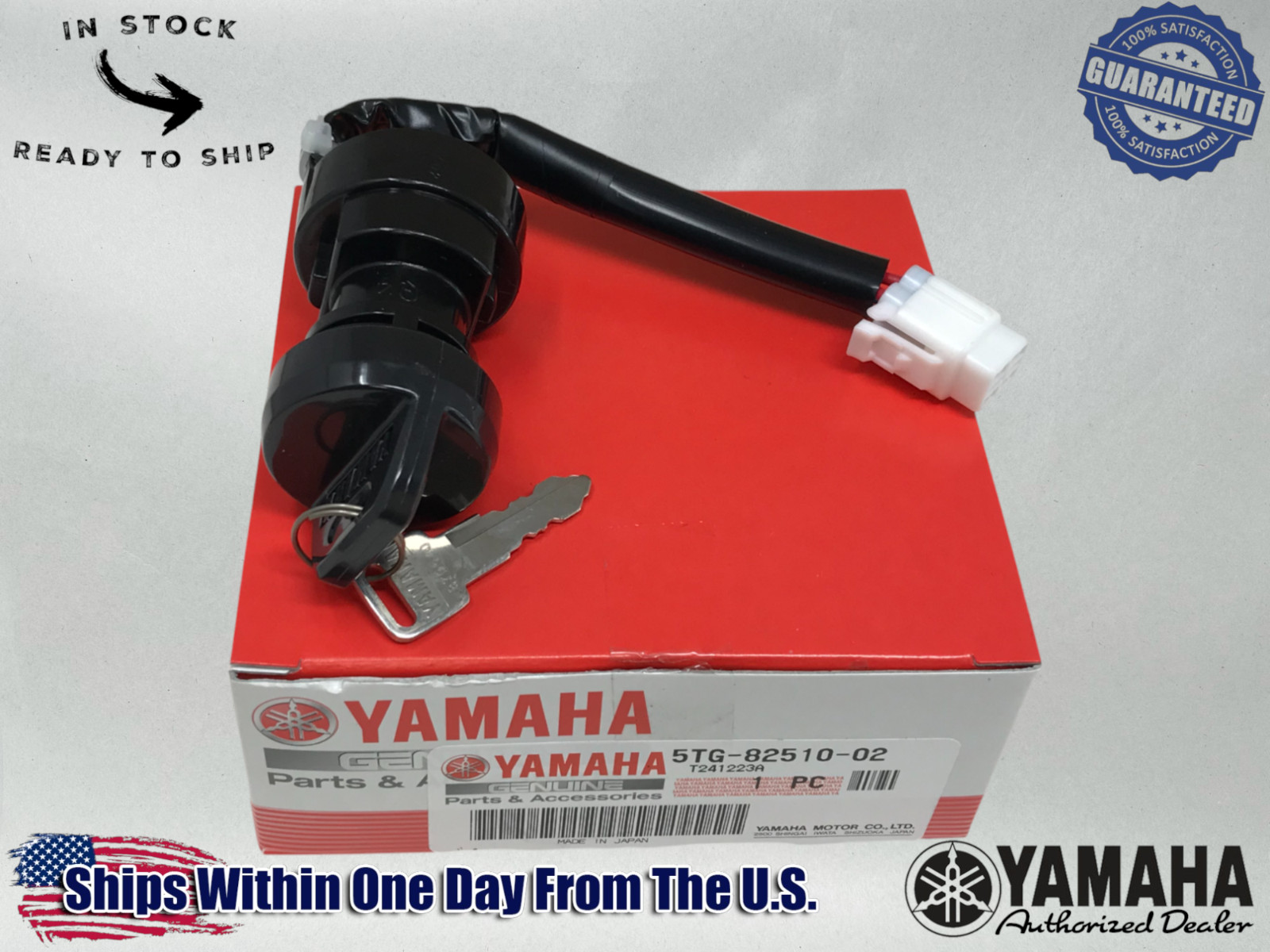 Yamaha OEM Key On Off Ignition Main Switch YFZ450 YFZ 450 04-13 5TG-82510-02-00