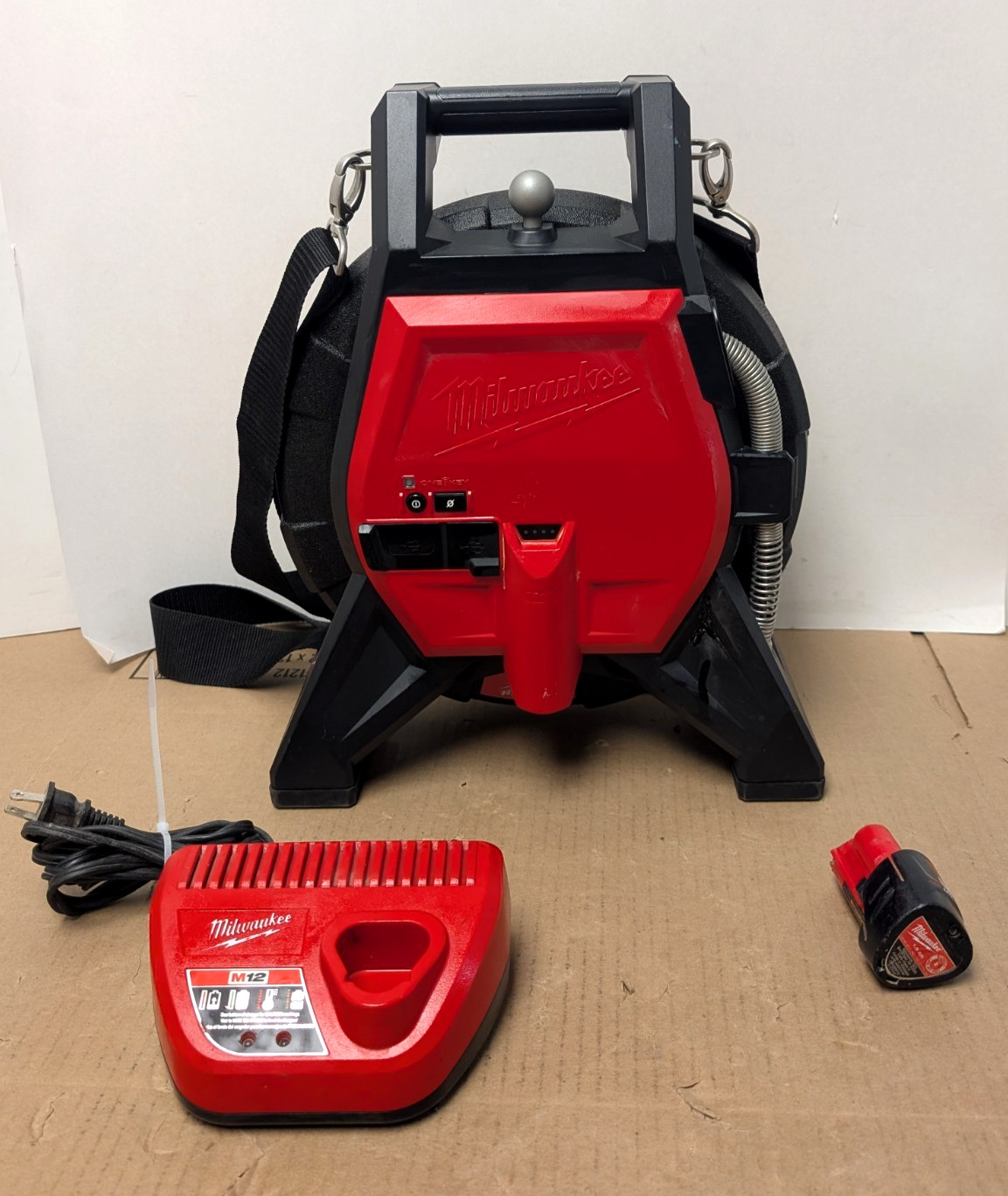 Milwaukee 3318-20 Compact Inspection Reel W/ Cable, 1.5AH Battery, & Charger!