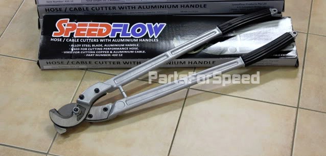 432-12 Stainless Braided Hose Cutter 3 to 20 AN / Aluminum Handles, Steel Blade