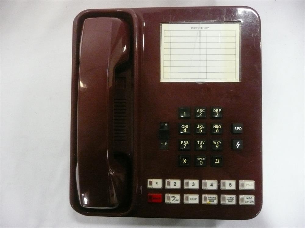 Vodavi SP61610-60 Burgundy 12 Button Proprietary Phone ( Does Not Include Desi P