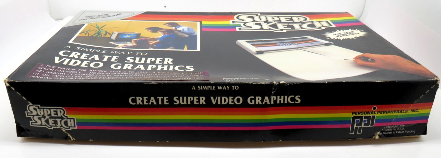 Super Sketch G2300 (1984) for Atari Home Computers Video Graphics #1