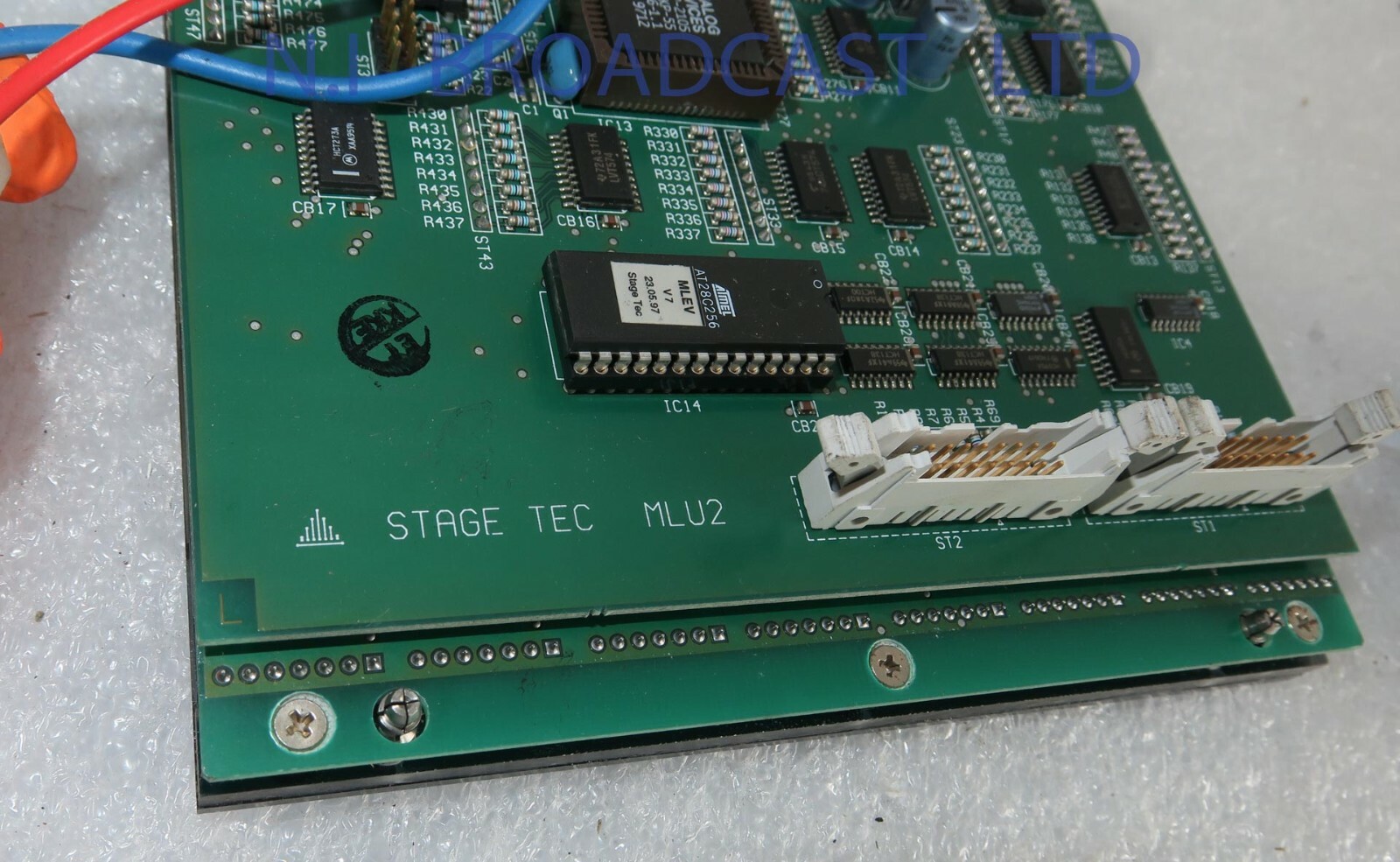 1x  Stagetec Cantus bar gragh MLU2 module has cmodel CMET on it also
