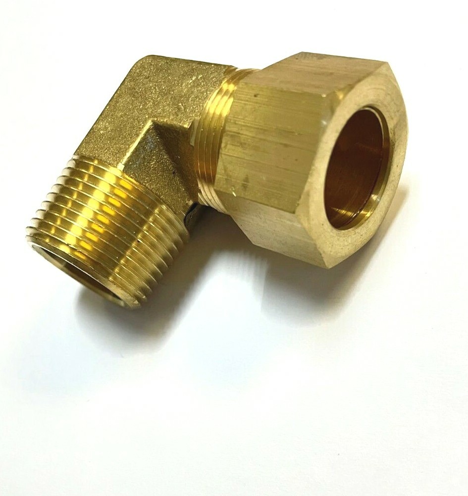 064-0105 / 058-0012 3/4'' COMPRESSION 90 DEG ELBOW 3/4'' MALE PIPE THREAD