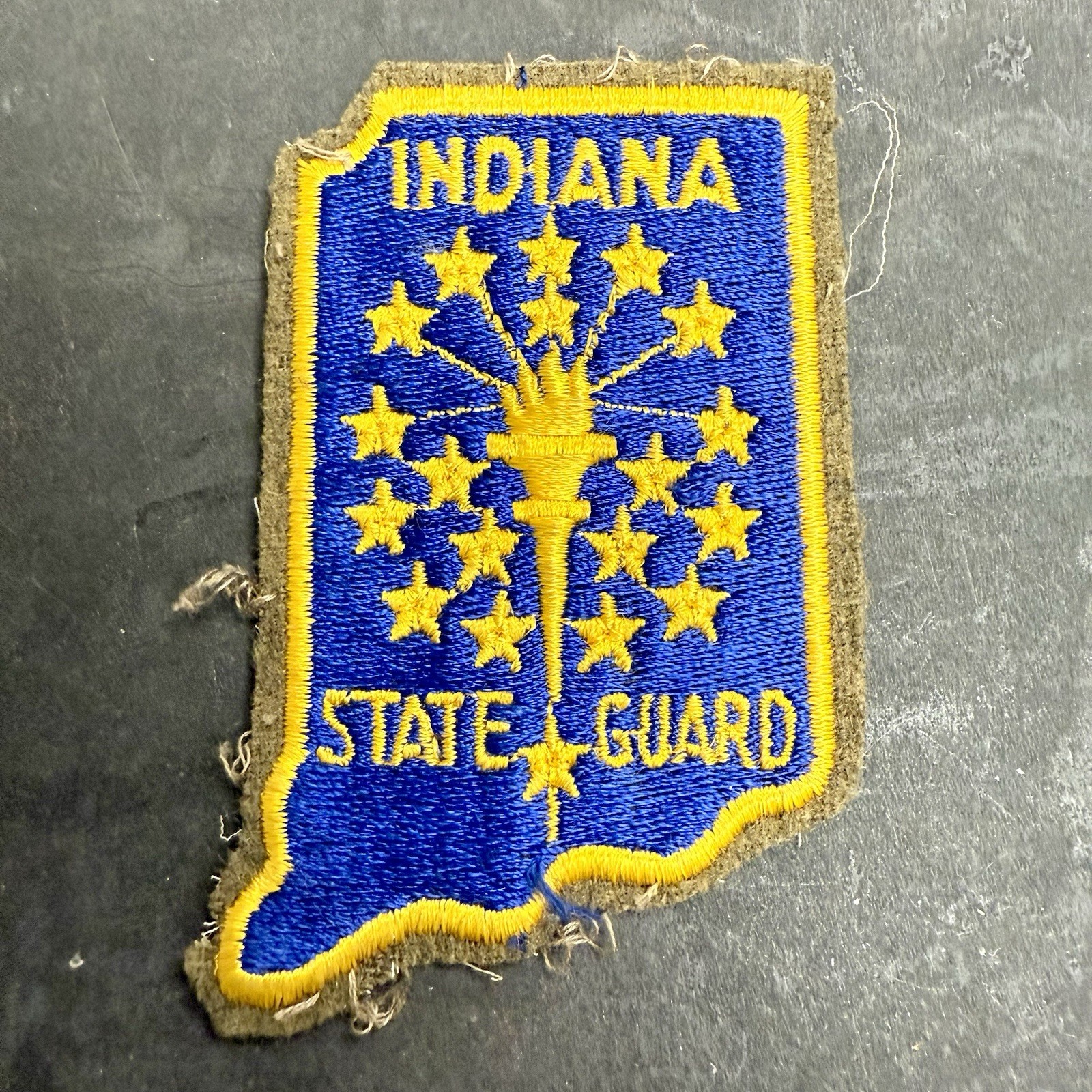 Original WWII Era 1941-1947 Indiana State Guard Patch