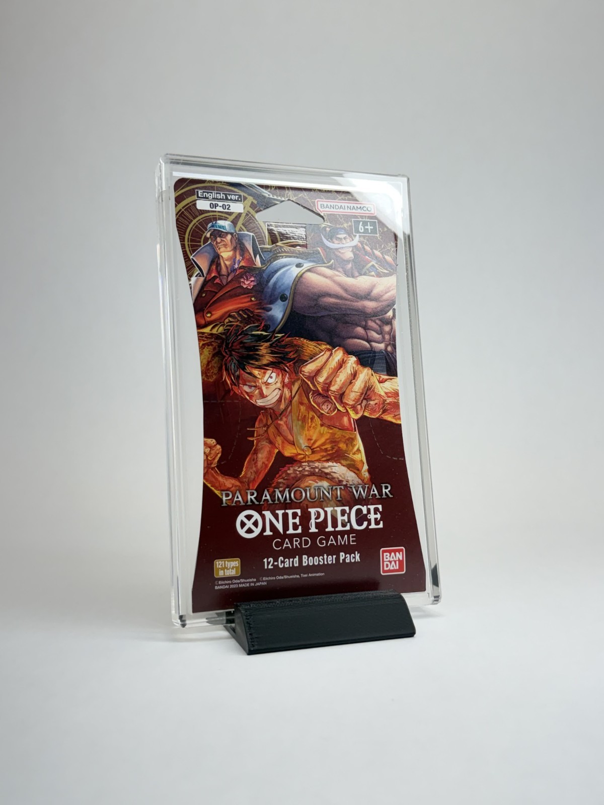 Acrylic Display Case FOR One Piece TCG Sleeved Pack All Sets UV Protective Stand