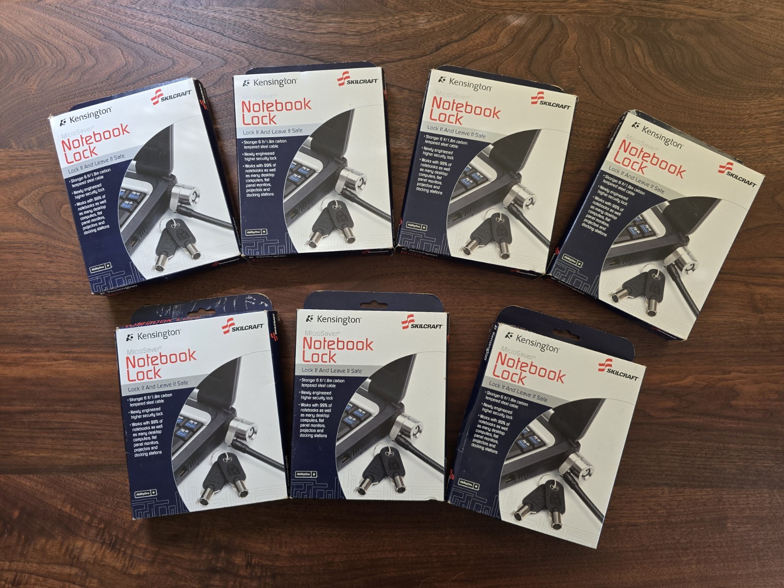 7 New Kensington Skilcraft Laptop Security Lock
