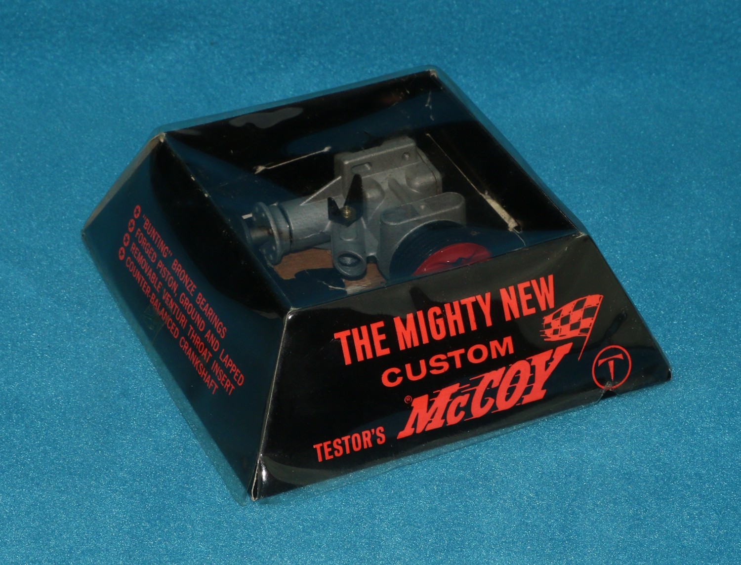 RC Model Airplane Car Boat Engine Testor McCoy 35 Red Head Retail Box MIB