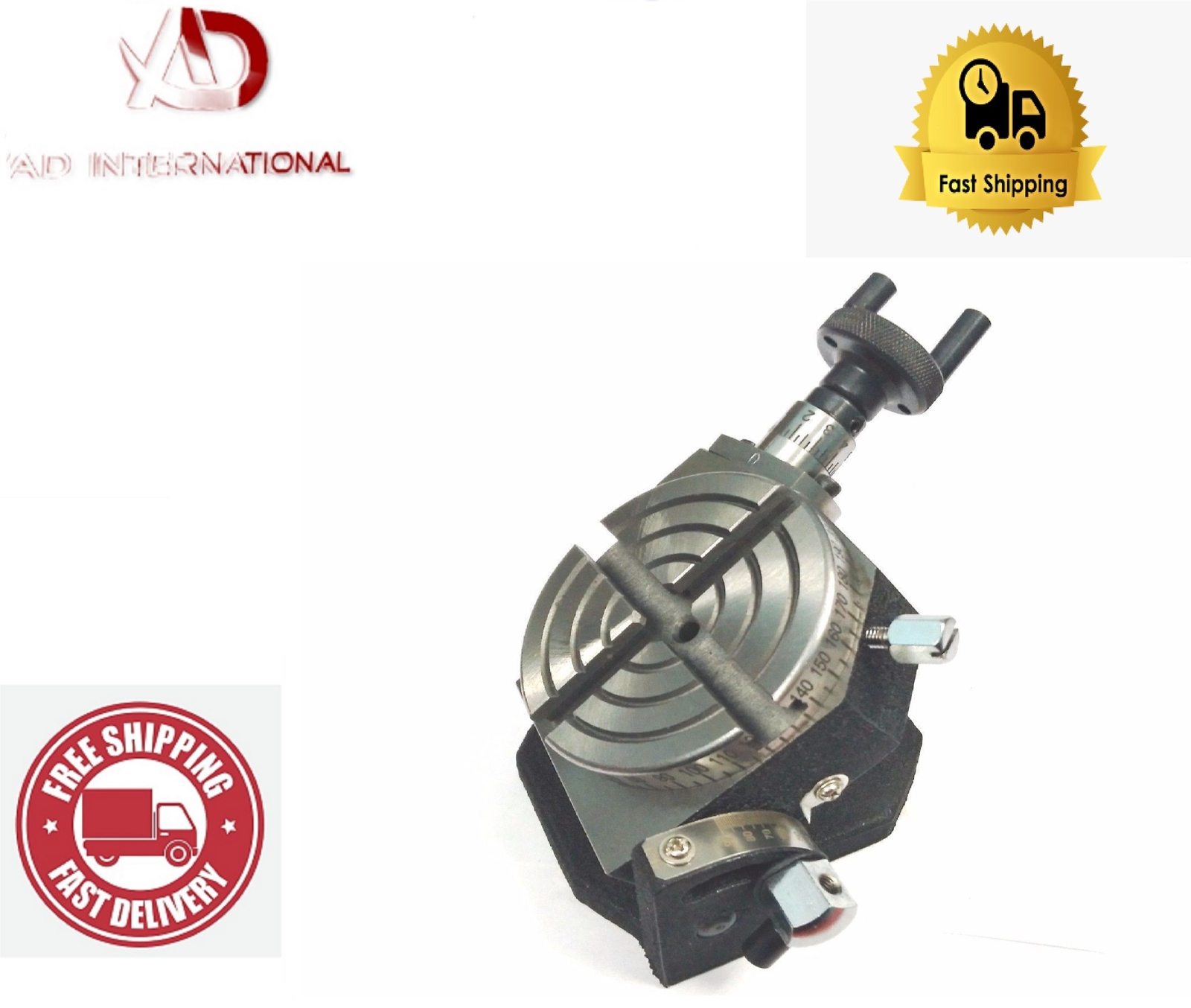 3" Inch 80mm Tilting Rotary Table Milling Indexing Machine Tool