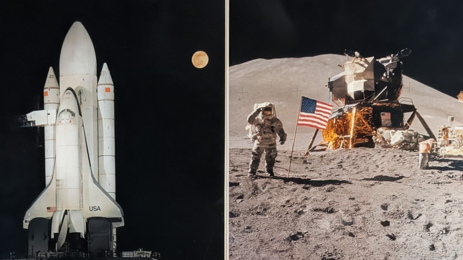 Vintage 1980 NASA Impact Laser  16x20 Prints Set Of 3