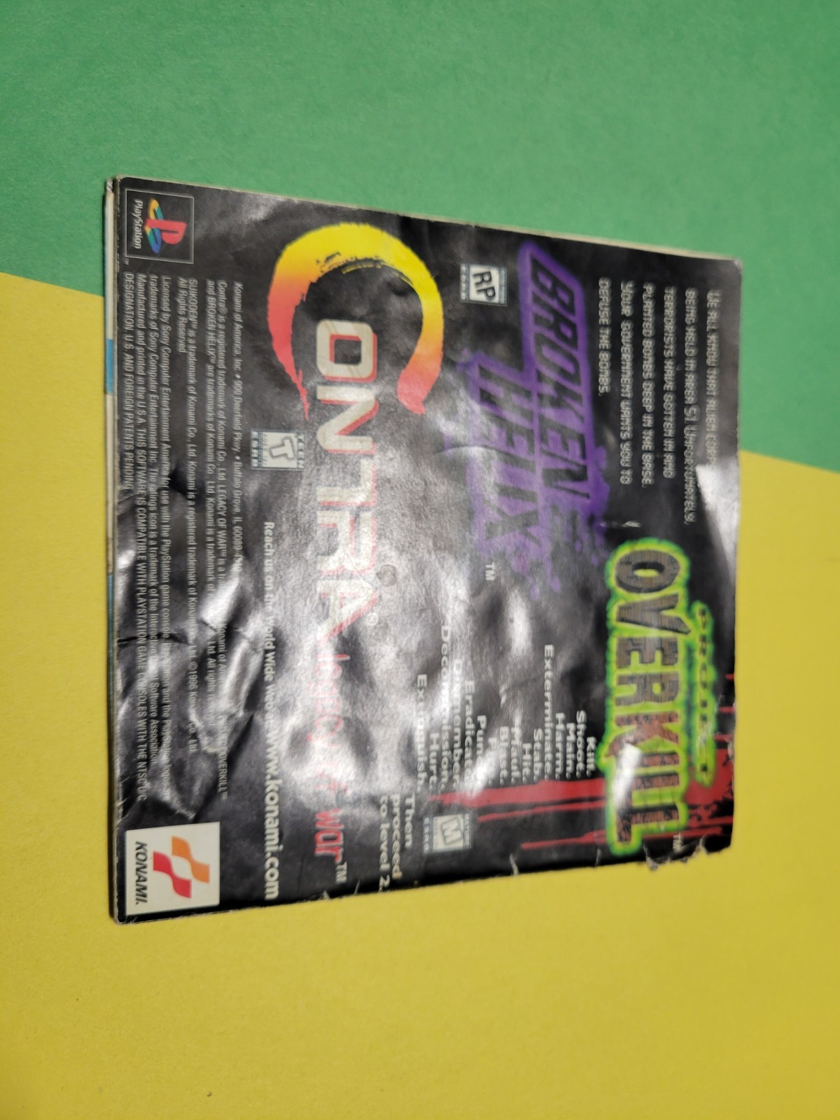 Suikoden Manual Only (PS1) - Authentic Acceptable Condition